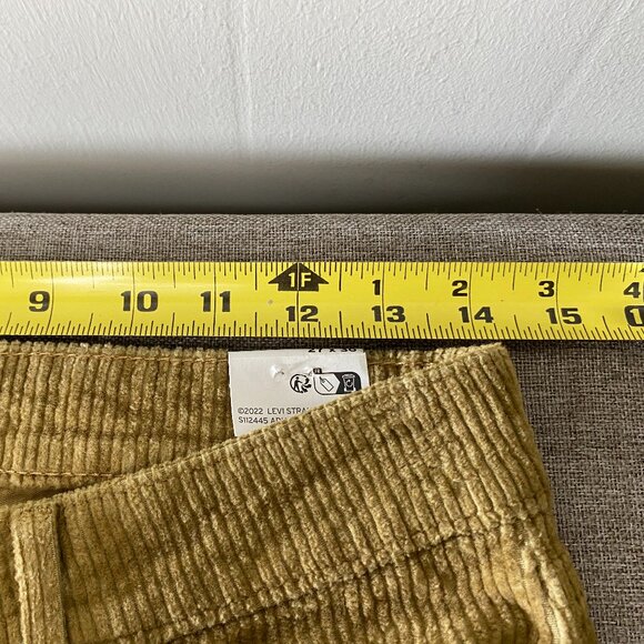 Levi's 711 Skinny Corduroy Jeans Women's 27 Mid Rise Iced Coffee Brown NWT - Picture 9 of 13